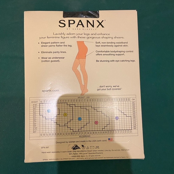 NWT Spanx Swiss Dot Patterned Sheers, Black - Picture 2 of 3